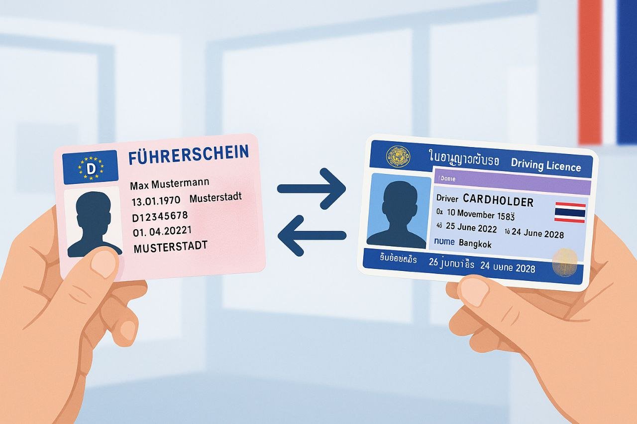 Requirements for Thai driver’s license for foreigners